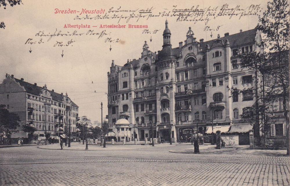 Albertplatz 10 / K&ouml;nigsbr&uuml;cker Stra&szlig;e  Dresden
