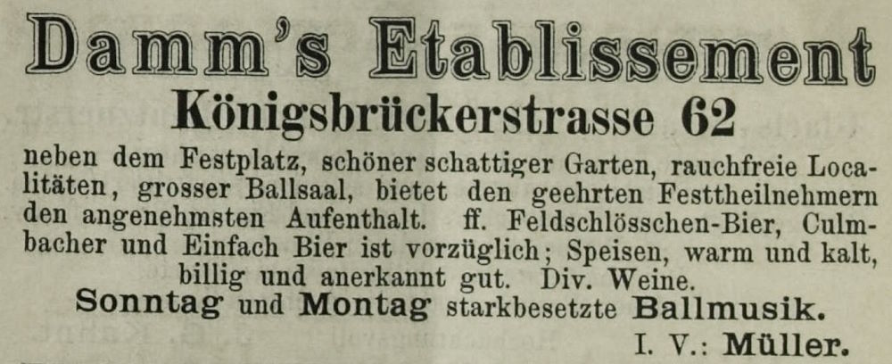 Bischofsweg 9 / K&ouml;nigsbr&uuml;cker Stra&szlig;e (K&ouml;nigsbr&uuml;cker Stra&szlig;e 68)  Dresden