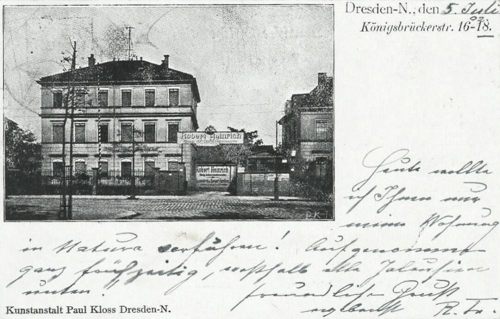 K&ouml;nigsbr&uuml;cker Stra&szlig;e 18  Dresden