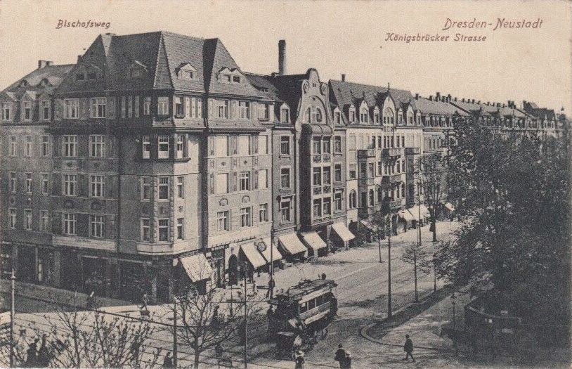 K&ouml;nigsbr&uuml;cker Stra&szlig;e 74 / Bischofsweg  Dresden