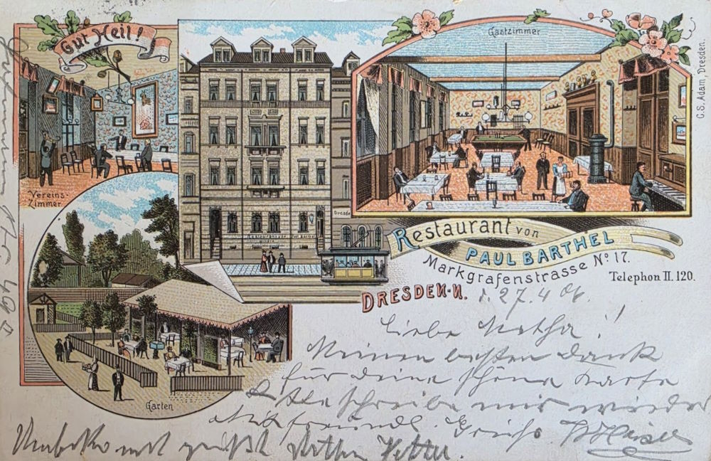Rothenburger Stra&szlig;e 17 (-1946 Markgrafenstra&szlig;e 17)  Dresden