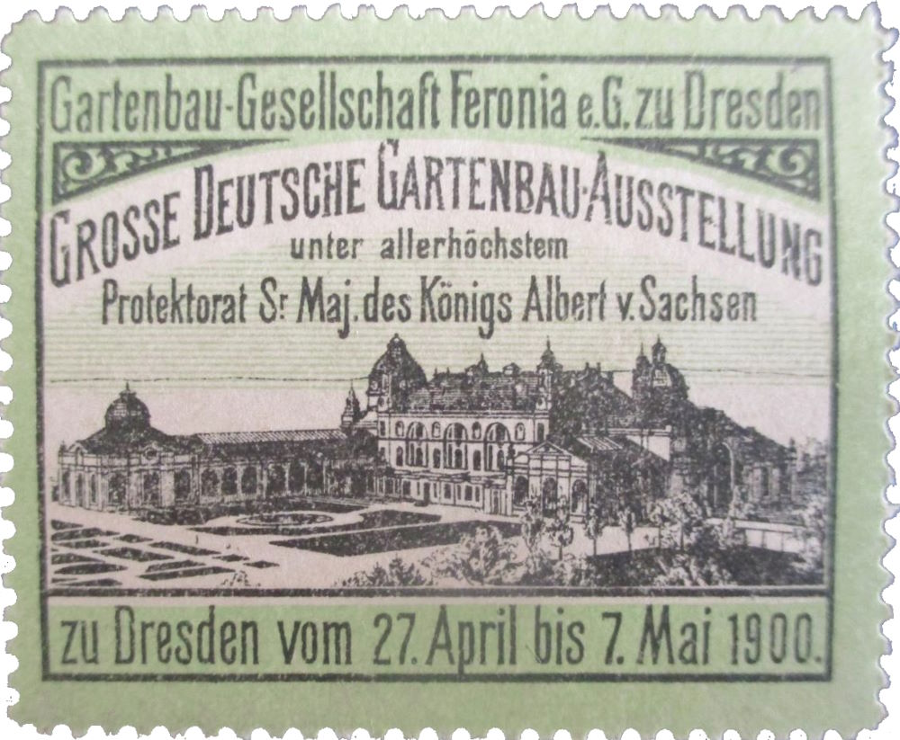 Grosse Deutsche Gartenbau-Ausstellung 1900  Dresden