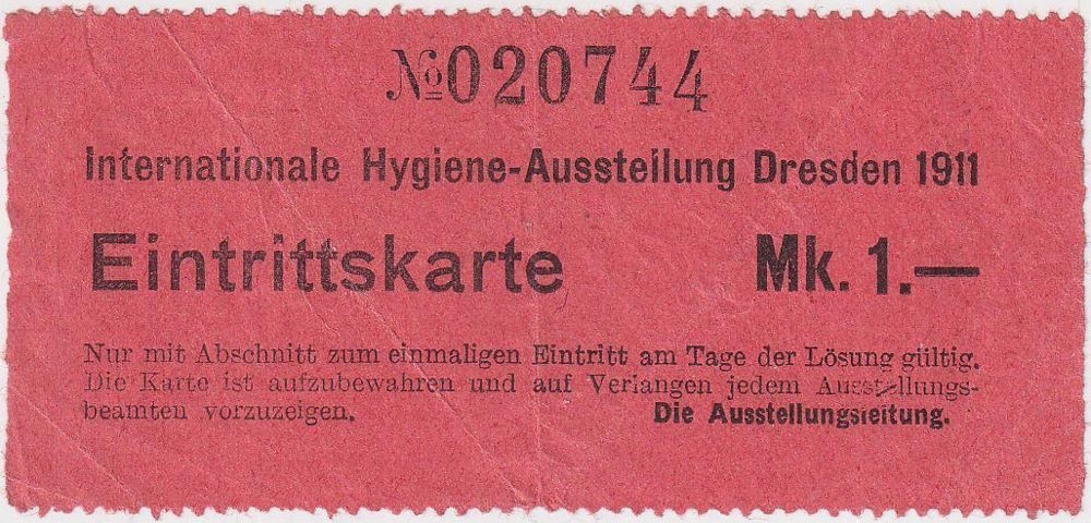 Internationale Hygieneausstellung 1911  Dresden