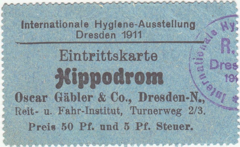 Internationale Hygieneausstellung 1911  Dresden