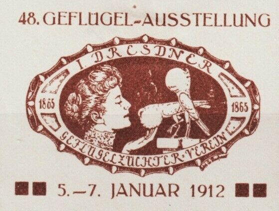48. Geflügelausstellung 1912  Dresden