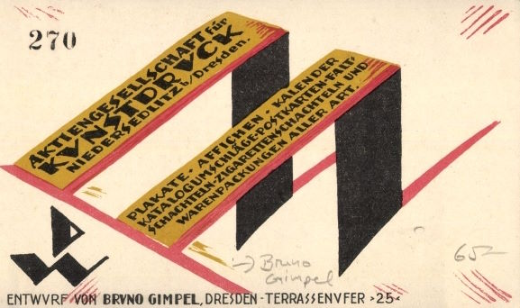 Dresdner Werbe-Schau 1921  Dresden