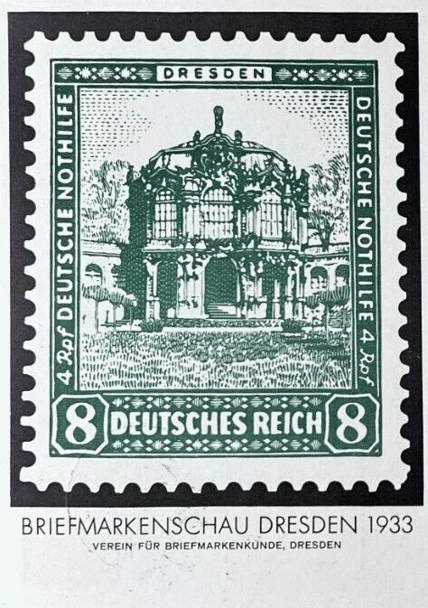 Briefmarkenschau 1933  Dresden