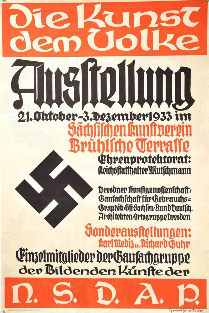 Die Kunst dem Volke 1933  Dresden