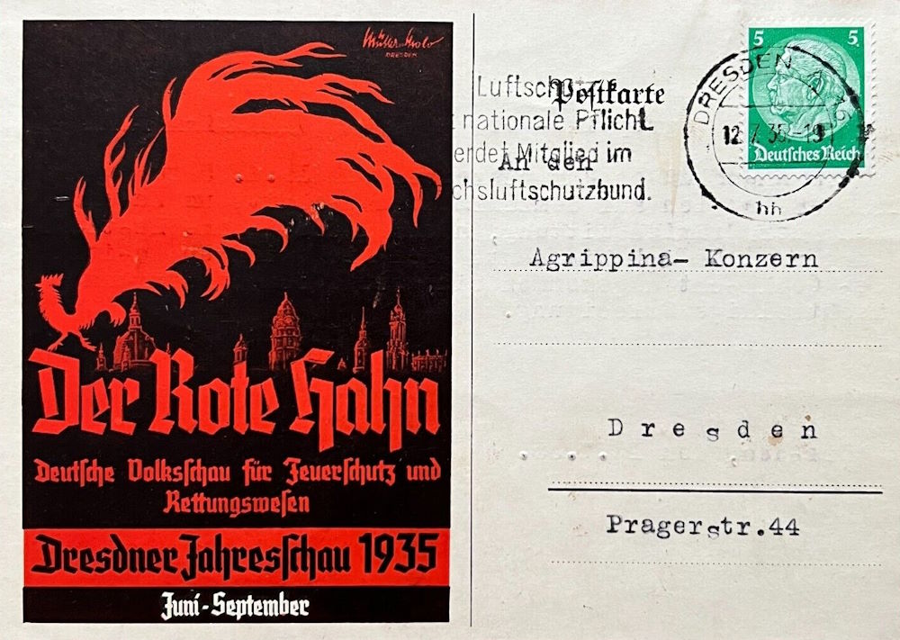 Jahresschau Der Rote Hahn 1935  Dresden