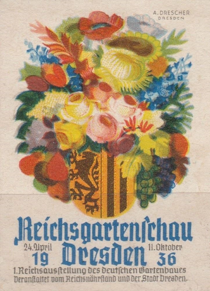 Reichsgartenschau 1936  Dresden