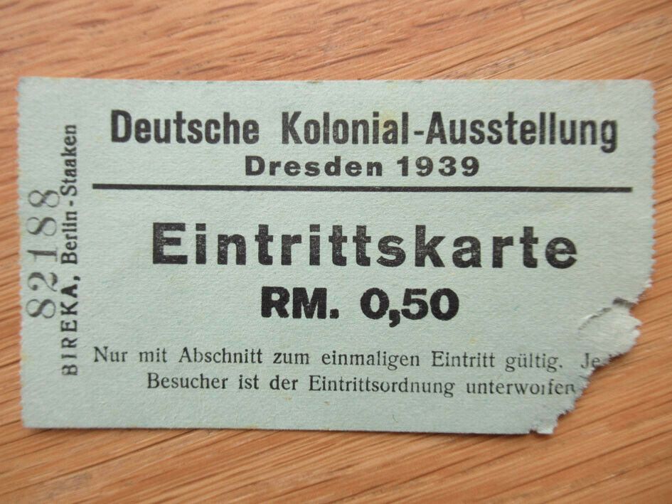 Kolonialausstellung 1939  Dresden