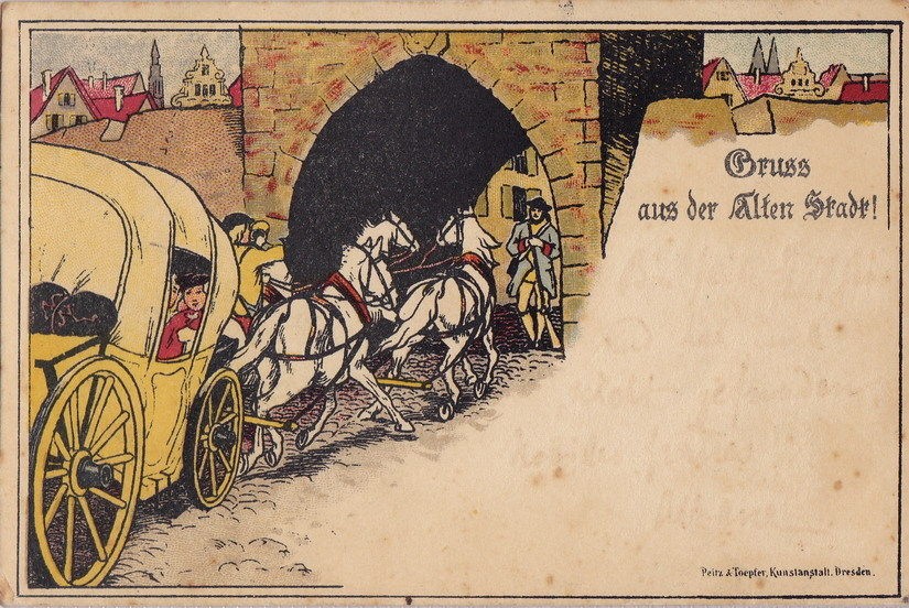 Sächsische Handwerks- und Kunstgewerbeausstellung 1896 Die alte Stadt Dresden Sächsische Handwerks- und Kunstgewerbeausstellung 1896 Die alte Stadt Dresden
