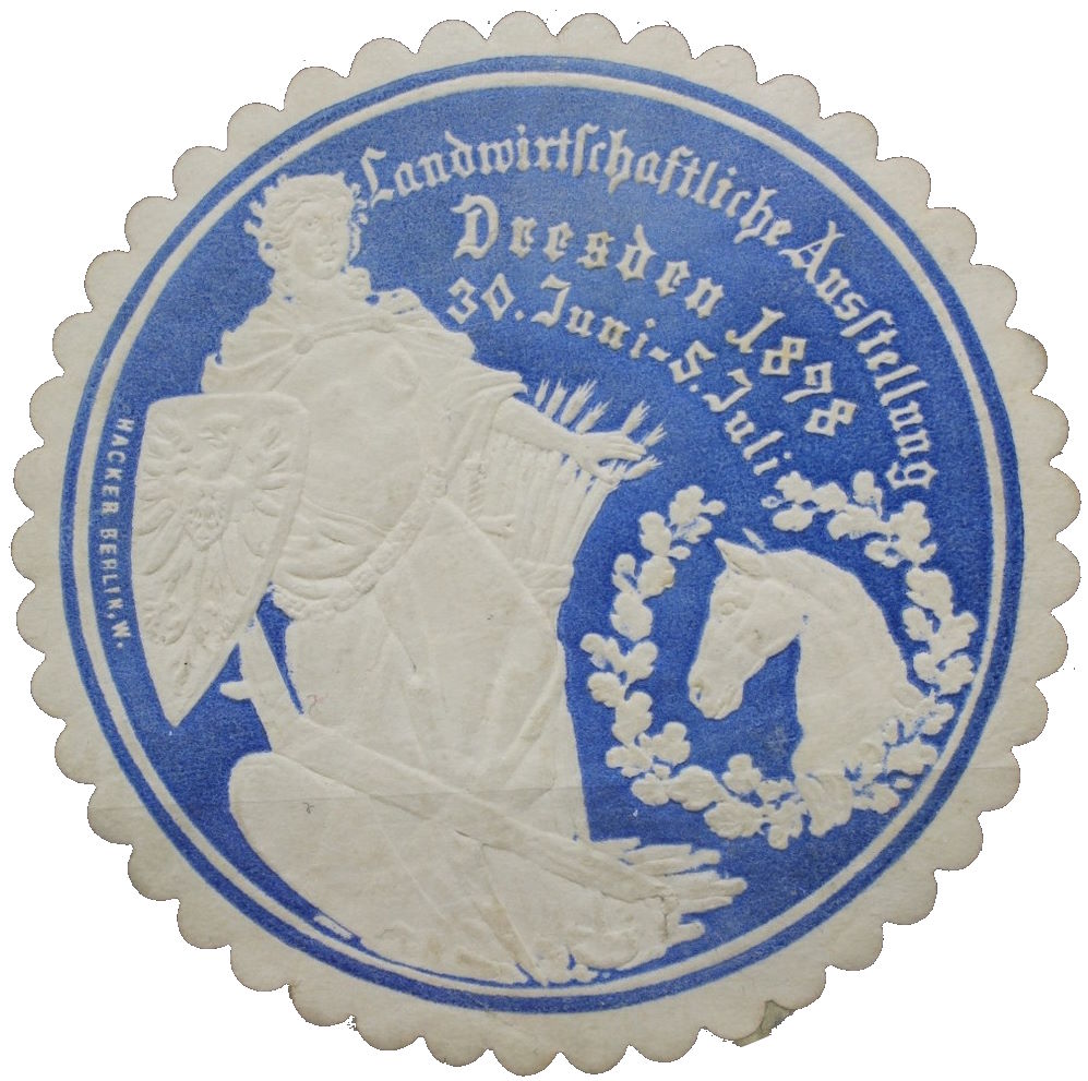 Landwirtschaftliche Ausstellung 1898  Dresden