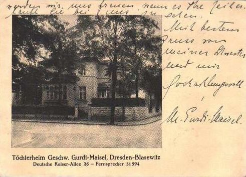 Mendelssohnallee 26 (Deutsche Kaiser Allee 26) / Frankenstra&szlig;e  Dresden