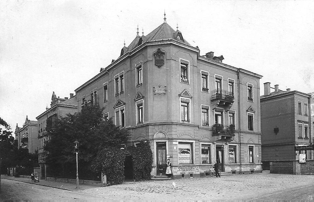 Schaufußstraße 35 (-1925 Schaufußstraße 48) / Wehlener Straße Dresden Schaufußstraße 35 (-1925 Schaufußstraße 48) / Wehlener Straße Dresden
