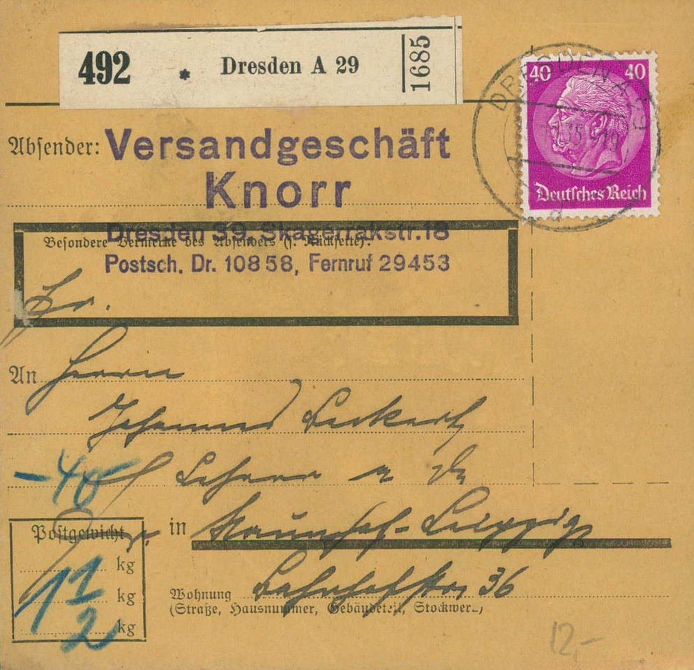 Holsteiner Stra&szlig;e 1 (Skagerrakstra&szlig;e 18)  Dresden