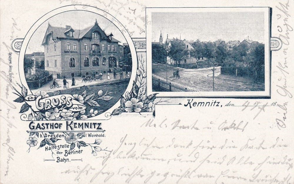 Mei&szlig;ner Landstra&szlig;e 87 (Meissner Stra&szlig;e 2) / Pfaffengrund (Thalstra&szlig;e)  Dresden