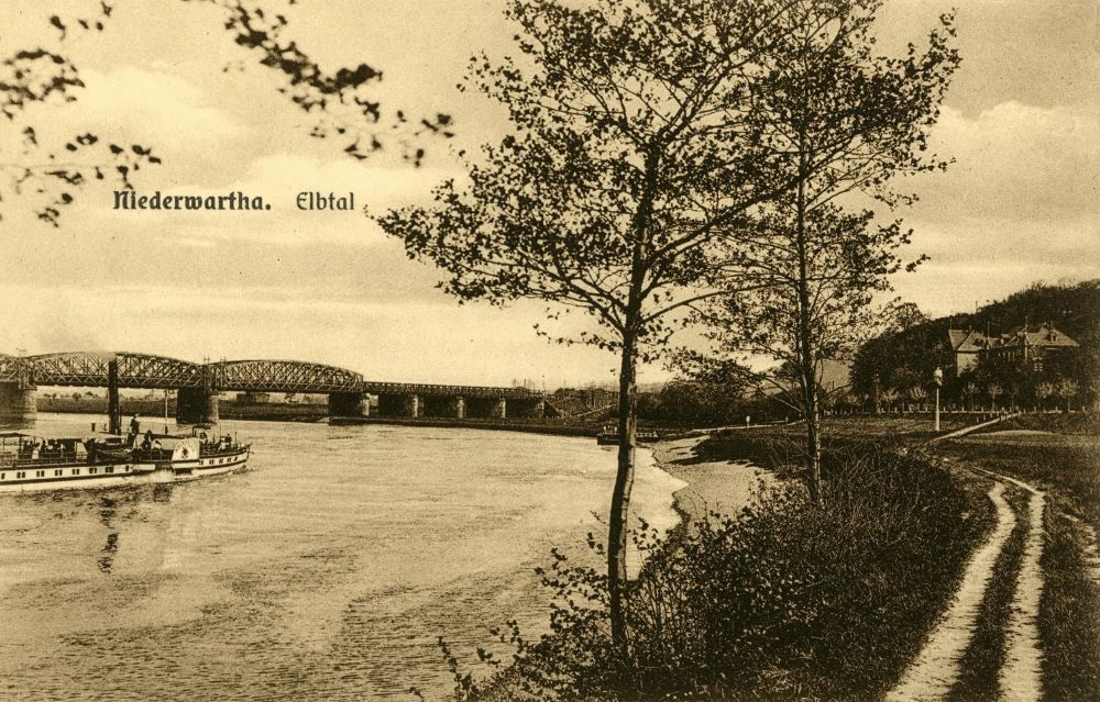 Eisenbahnbrücke Niederwartha  Dresden