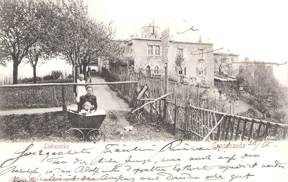 Krumme Gasse 7 (1905 Hochplateau)  Dresden