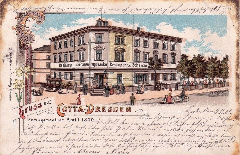 Pennricher Stra&szlig;e 28 / Rudolf-Renner-Stra&szlig;e (Schanzenstra&szlig;e)  Dresden