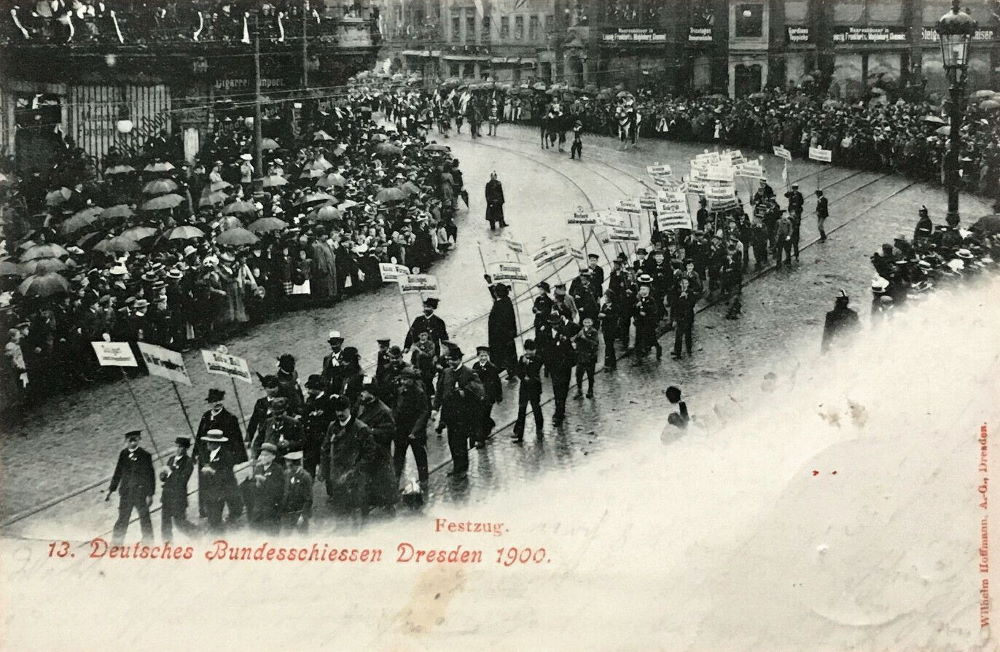 13. Deutsches Bundesschiessen 1900  Dresden