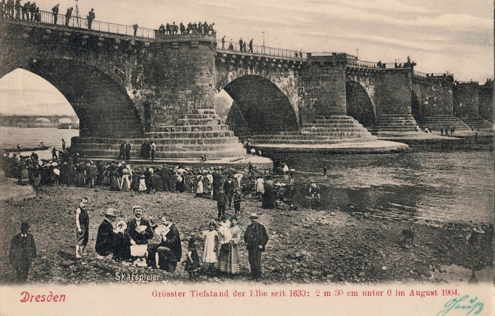 1904 Niedrigwasser Dresden 1904 Niedrigwasser Dresden