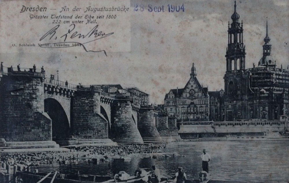 1904 Niedrigwasser Dresden 1904 Niedrigwasser Dresden