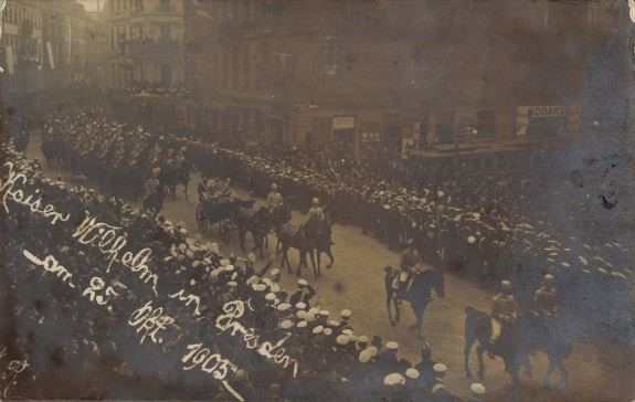 Besuch des Deutschen Kaisers 25.10.1905  Dresden