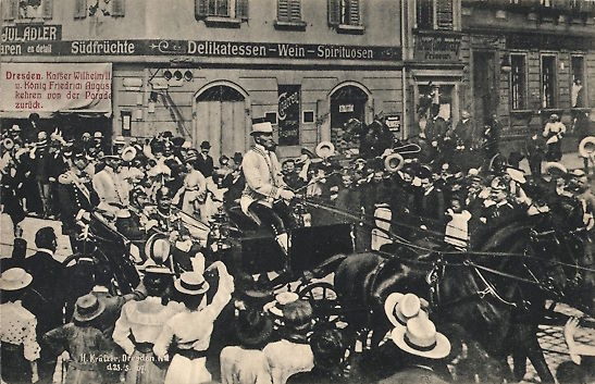Besuch des Deutschen Kaisers 25.10.1905  Dresden