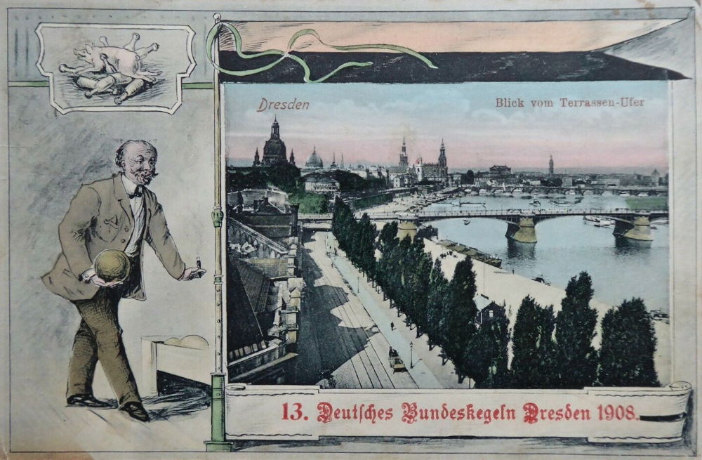 1908 13. Deutsches Bundeskegeln  Dresden