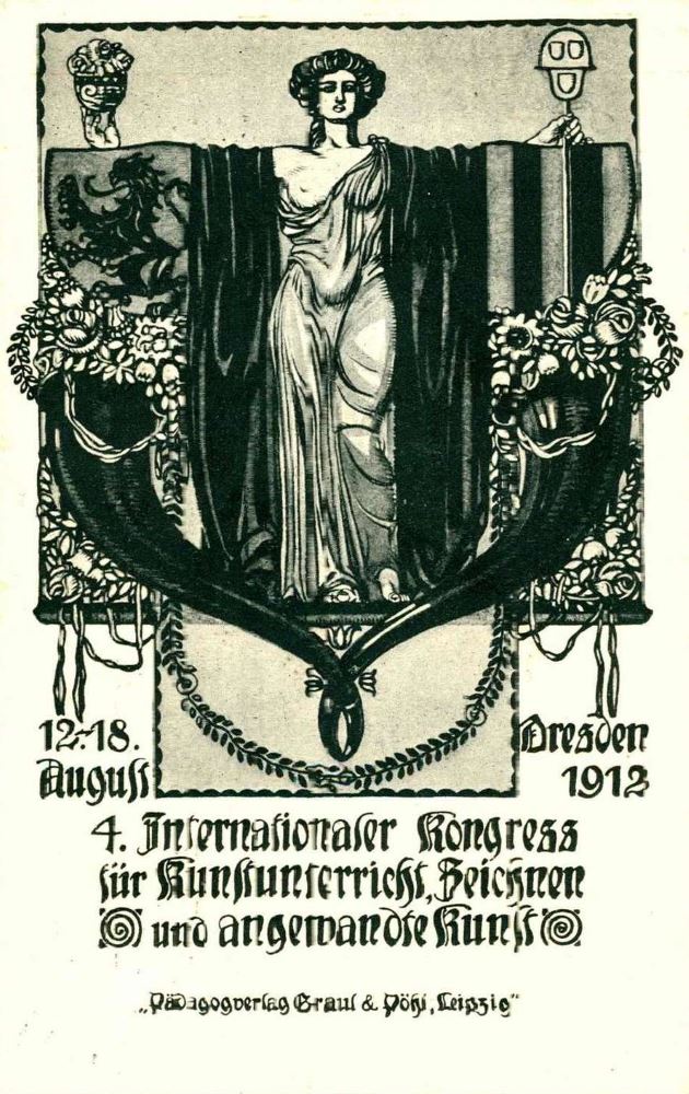 1912 4. Internationaler Kongress f&uuml;r Kunstunterricht  Dresden