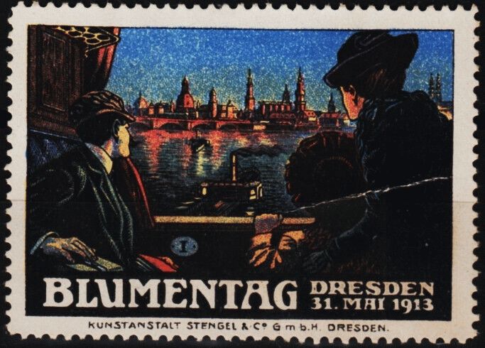 1913 Blumentag  Dresden