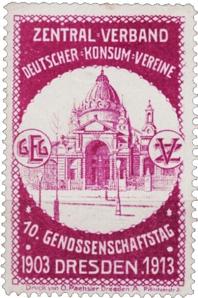 1913 Genossenschaftstag des Zentralverbandes deutscher Konsumvereine  Dresden
