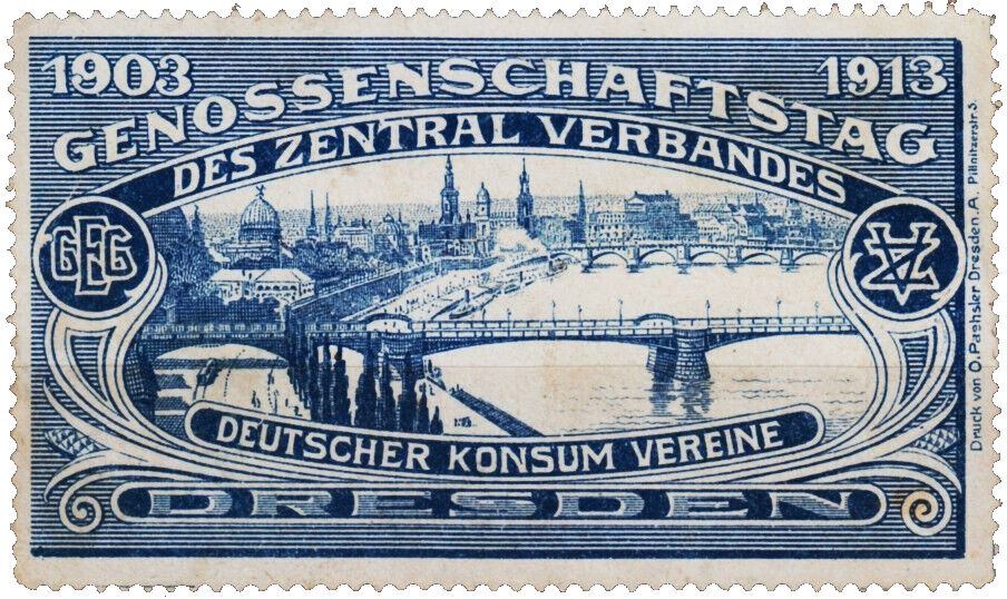 1913 Genossenschaftstag des Zentralverbandes deutscher Konsumvereine  Dresden