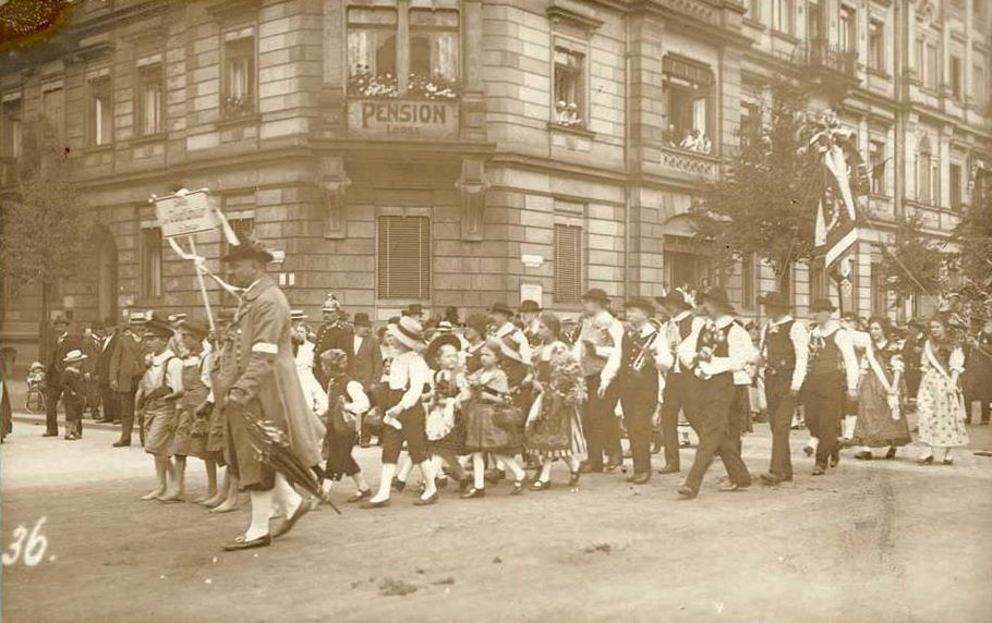Sachsentag 1914  Dresden