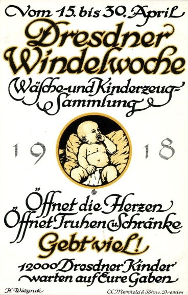 1918 Windelwoche  Dresden