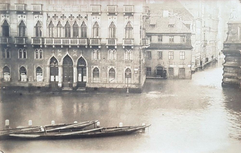 1920 Hochwasser  Dresden