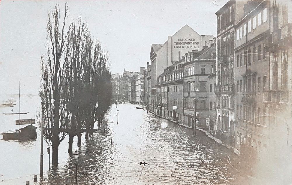 1920 Hochwasser  Dresden