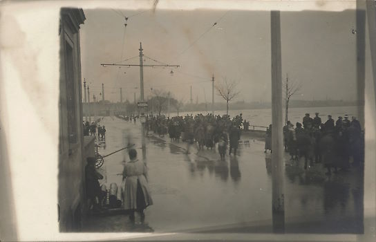 1920 Hochwasser  Dresden