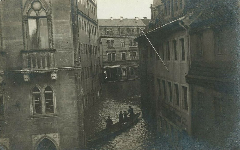 1920 Hochwasser  Dresden