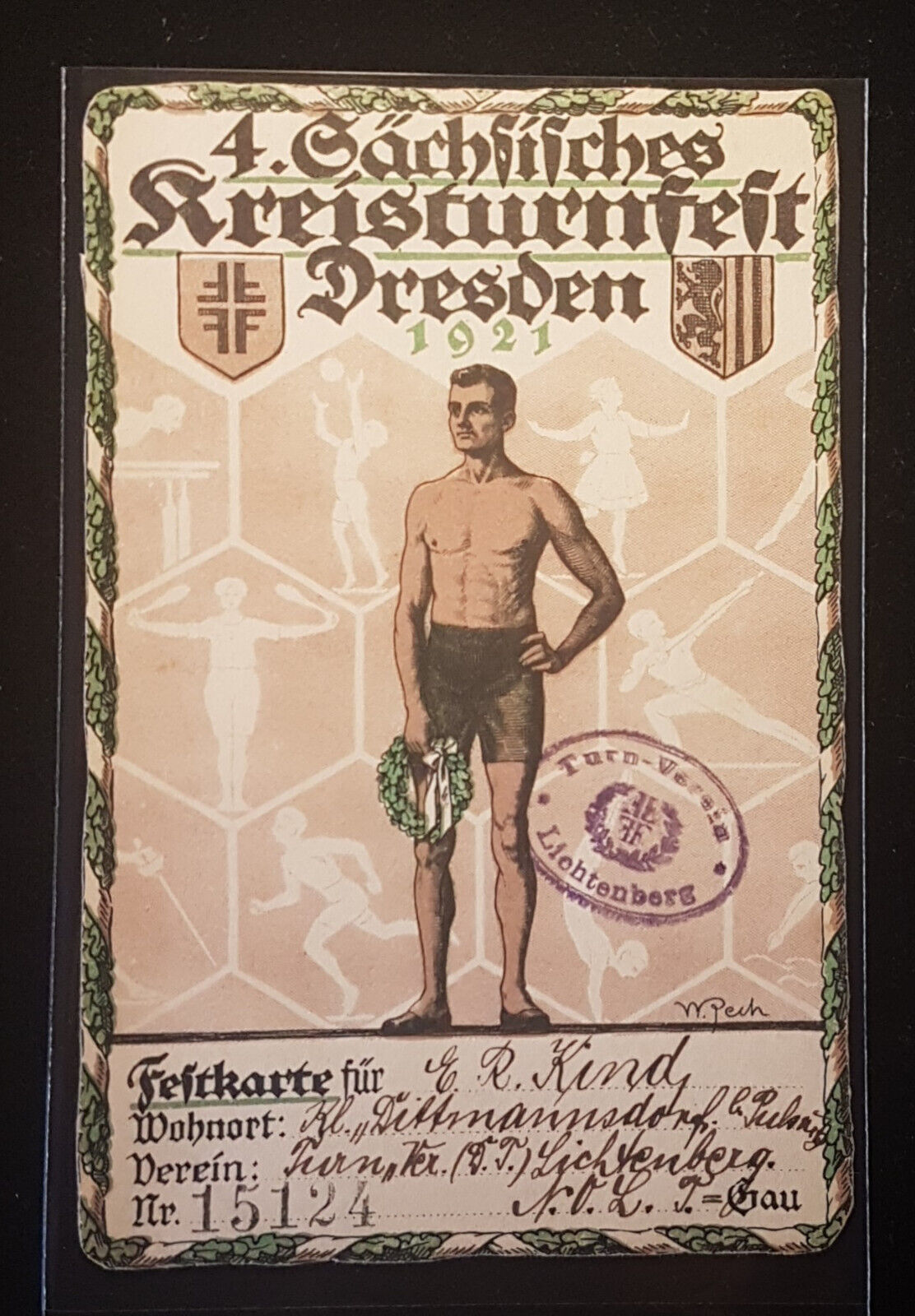 4. Sächsisches Kreisturnfest 1921  Dresden