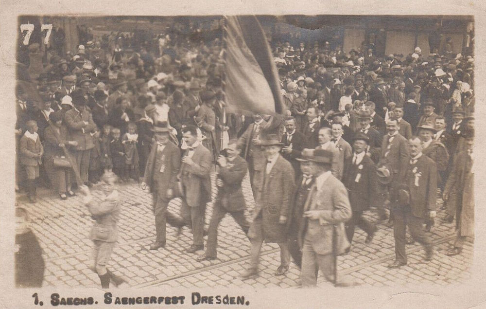 1925 S&auml;ngerbundfest  Dresden