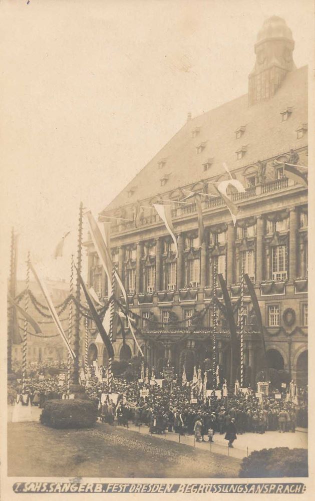 1925 S&auml;ngerbundfest  Dresden