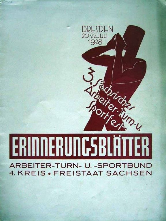1928 3. Arbeiter-Turn- und Sportfest  Dresden