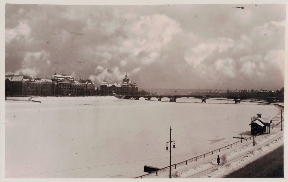 1929 vereiste Elbe  Dresden