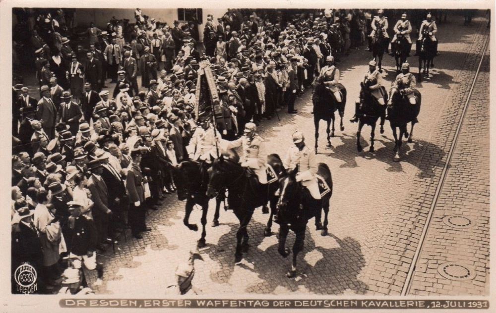 1931 Erster Waffentag der deutschen Kavallerie  Dresden