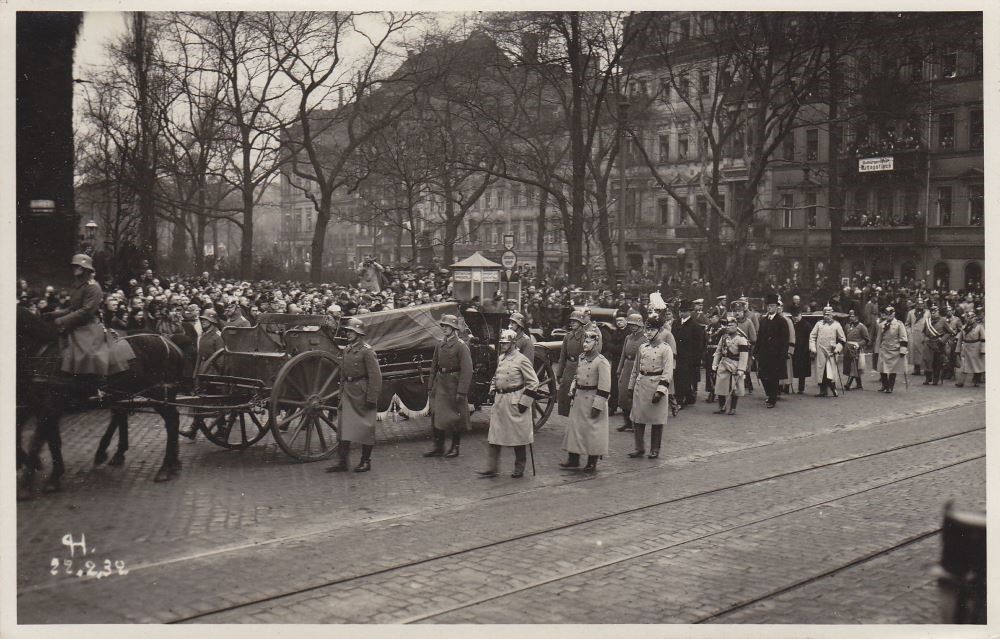 1932 Tod K&ouml;nig Friedrich August III  Dresden