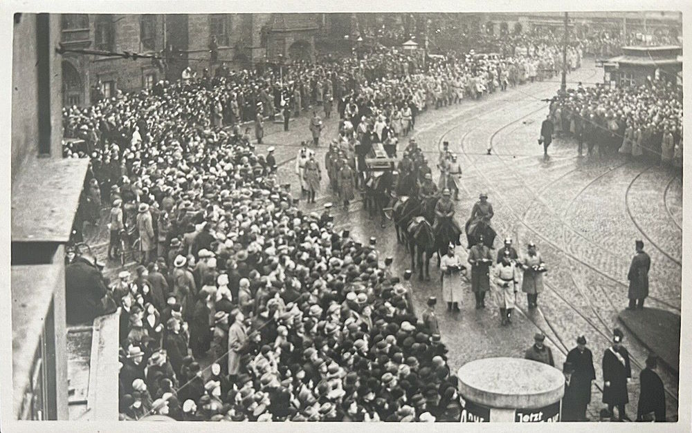1932 Tod K&ouml;nig Friedrich August III  Dresden