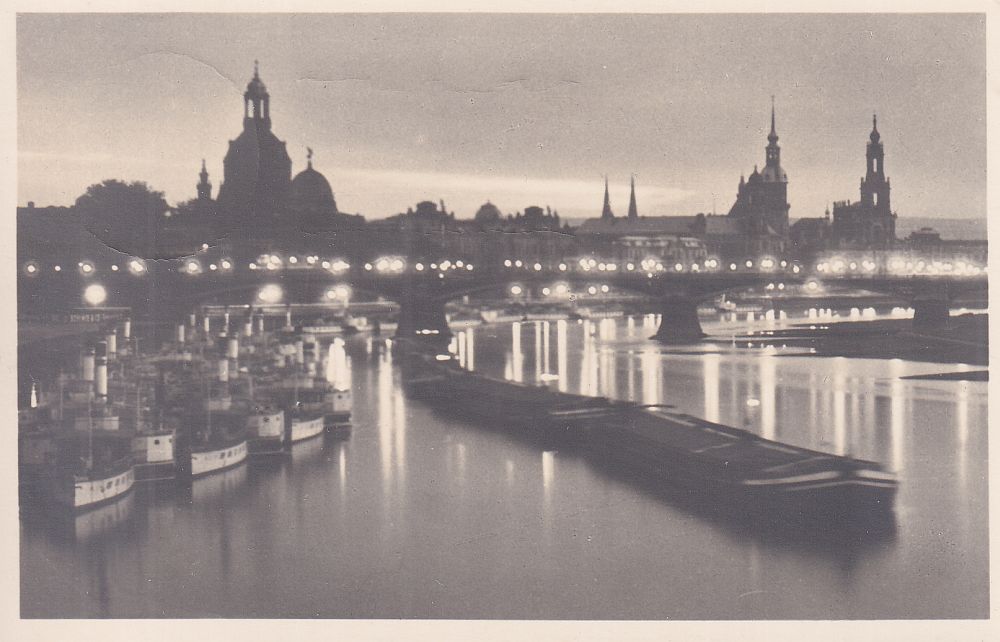 1935 Niedrigwasser  Dresden