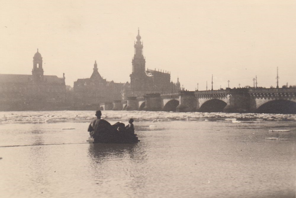 1940 Eis-Hochwasser  Dresden